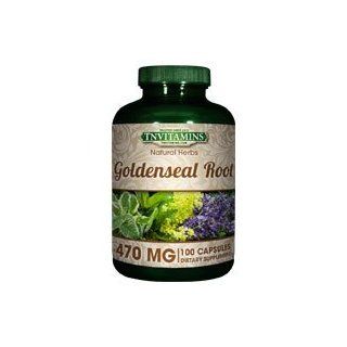 Goldenseal Root 470 Mg   100 Capsules Health & Personal Care