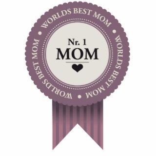 WORLDS BEST MOM BADGE PURPLE CUT OUT