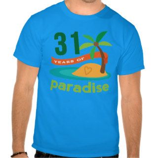 31st Wedding Anniversary Funny Gift For Her T Shirts