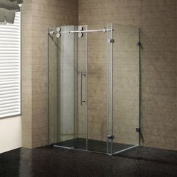Vigo 36 x 48 Frameless Clear Shower Enclosure Vigo Shower Doors