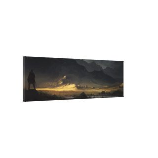 "Further Yet" Landscape canvas Gallery Wrapped Canvas
