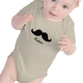 THE BEST BLACK MUSTACHE PERSONALIZED SHIRT