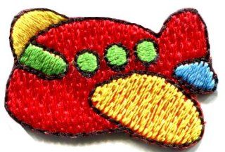 Airplane Plane Kids Fun Flying Retro Sew Sewing Applique Iron on Patch New S 472 Handmade Design From Thailand Patio, Lawn & Garden