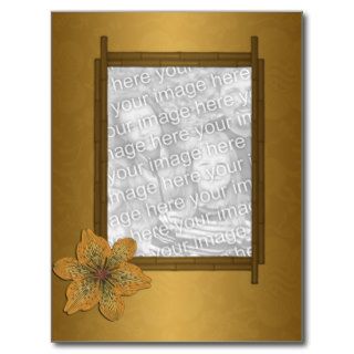 Bamboo Frame Post Cards