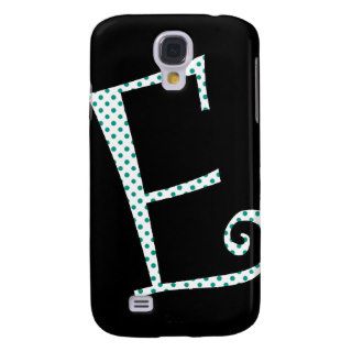 Monogrammed iPhone 3G/3GS Case   Letter E Galaxy S4 Cover