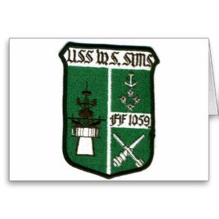 USS W.S. SIMS (FF 1059) CARD