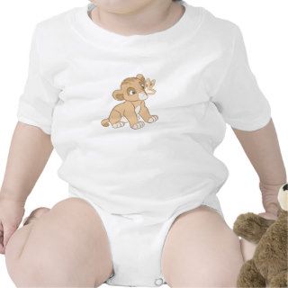 Lion King Simba cub butterfly on nose Disney T Shirt