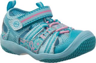 Infant/Toddler Girls Stride Rite Baby Petra   Scuba/Pink Leather/Mesh Sneakers