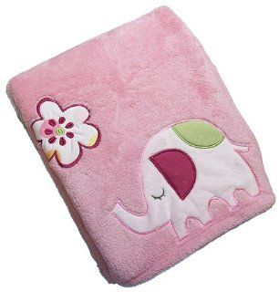 Zurie Appliqued Sherpa Blanket  Nursery Blankets  Baby