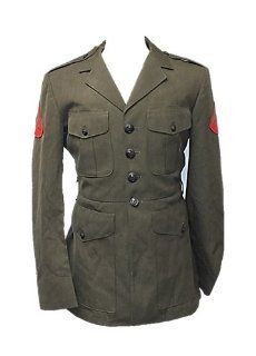 Men's Us Army Green Ag 489 Uniform Jacket Class A, Dress Coat (Small) Sports & Outdoors