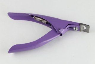 USAMZ909 Acrylic Nail Gel False Clipper Edge Cutter Tips 3 Way Acrylic Manicure Tool Purple Color  Pedicure Kits Manicure Kits  Beauty