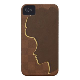 Afro Silhouette iPhone 4 Case Mate ID