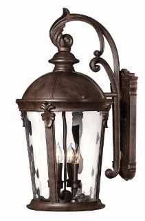 Hinkley Lighting 1899RK 4 Light Outdoor Wall Sconce from the Windsor Collection, River Rock   Wall Sconces  
