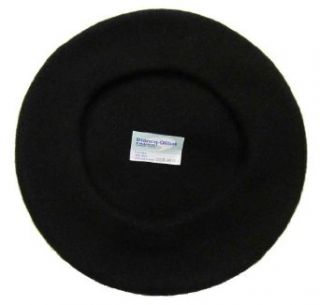 Blancq Olibet Youth Traditional French Wool Beret Black