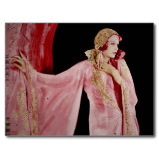 Temptress in Pink Post Cards