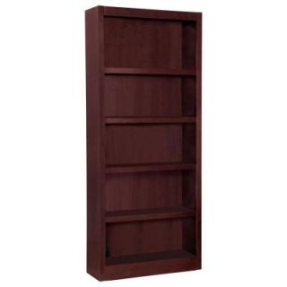 Concepts In Wood Midas Single Wide 5 Shelf Cherry Bookcase MI3072 C