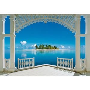 Ideal Decor 100 in. x 0.25 in. A Perfect Day Wall Mural DM282