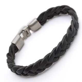 K Mega Jewelry Tribal Leather Wristband Surf Black Mens Bracelet B492 [Jewelry] Jewelry