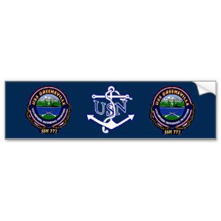 USS Greeneville (SSN 772) Bumper Stickers