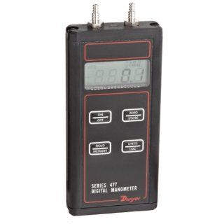 Dwyer Series 477 Handheld Digital Manometer, 0 200.0"WC Range, FM Approved
