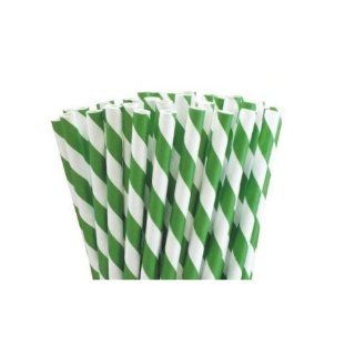 Paper Straws Pack of 144 Hunter Green High Quality Health & Personal Care