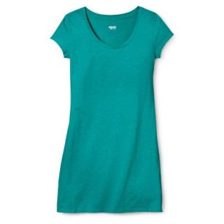 Mossimo Supply Co. Juniors T Shirt Dress   Biscayne Turquoise XXL(19)