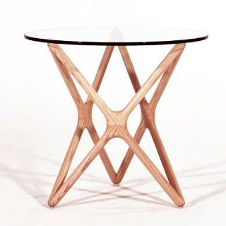 Nuevo Star Glass Top Side Table     End Tables