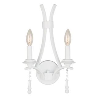 Parson Wet White 2 light Wall Sconce
