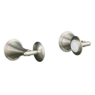 KOHLER Finial Traditional Wall Mount Double Post Toilet Paper Holder in Vibrant Brushed Nickel K 361 BN