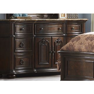 Liberty Furniture Industries Liberty Le Grande Nutmeg 7 drawer Dresser Brown Size 7 drawer