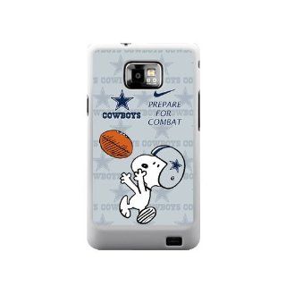 NFL Dallas Cowboys Samsung Galaxy S2 Case Funny Snoopy Nike Logo Prepare For Combat Football Series Slategray Hard Cases Cover at NewOne (Not Fits Sprint and T Mobile) Cell Phones & Accessories