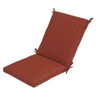 Threshold Outdoor Chair Cushion   Orange Lattice