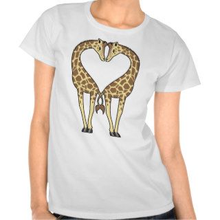 Giraffe Love T Shirts