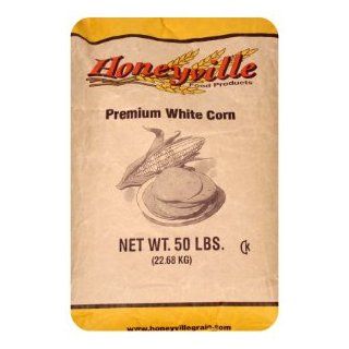 White Corn   50 Pound Bag  Corn Produce  Grocery & Gourmet Food