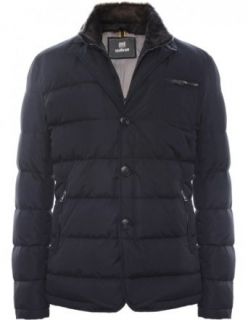 Mabrun Indar Quilted Coat UK 40 Dark Grey at  Mens Clothing store Down Alternative Outerwear Coats