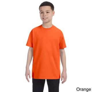 Gildan Gildan Youth Heavy Cotton T shirt Orange Size M (10 12)
