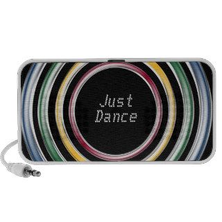 Just dance metallic color techno house music style PC speakers