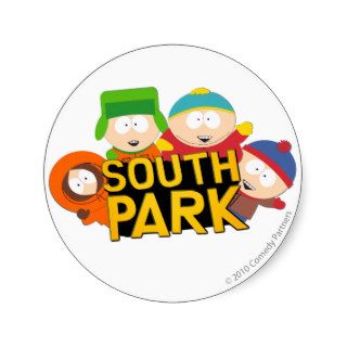 South Park Boys   Round Stickers