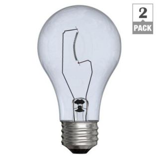 GE Reveal 60 Watt Incandescent A19 Reveal Clear Light Bulb (2 Pack) 87879