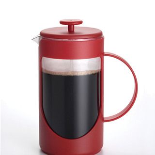 BonJour 'Ami Matin' Red 8 cup Unbreakable French Press BonJour Coffee Accessories