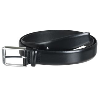 Geoffrey Beene Men's Polished Black Leather Belt Geoffrey Beene Men's Belts