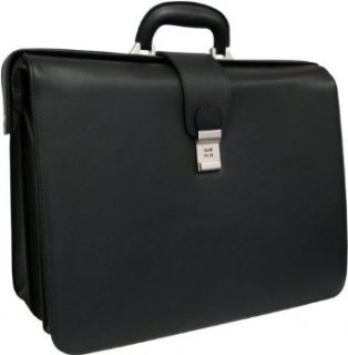APC Guru Leather Legal Executive Briefcase (Black) Clothing