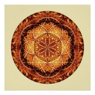 Sacred Geometry Mandala 3 Poster