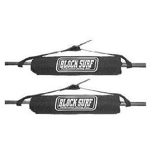 Block Surf Surfboard Rack Pads with Straps (set of 2)  Bike Car Rack Accessories  Sports & Outdoors