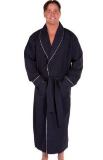 Del Rossa Men's 100% Cotton Lightweight Woven Bathrobe Robe at  Mens Clothing store