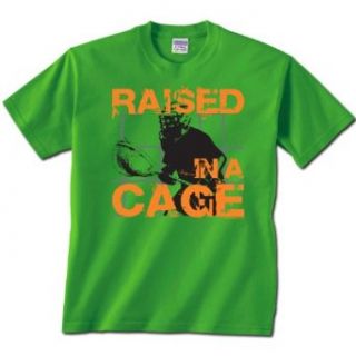 Lacrosse T Shirt Short Sleeve   Raised In a Cage Lacrosse Clothing