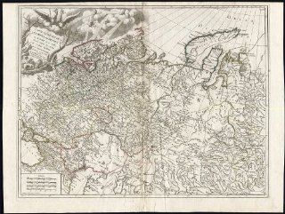 2 Antique Maps RUSSIAN EMPIRE EUROPE ASIA Vaugondy Delamarche 1793   Etchings Prints