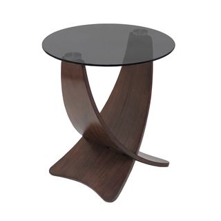 Criss Cross Bent Wood Accent End Table LumiSource Coffee, Sofa & End Tables