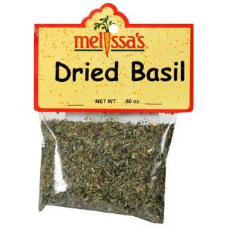 Melissa's Dried Basil, 0.5 Ounce Bags (Pack of 12)  Sweet Basil Leaf Spices And Herbs  Grocery & Gourmet Food
