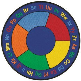 Learning Carpets CPR483   ABC Squares Round, Small Toys & Games